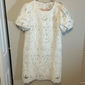 White lace dress